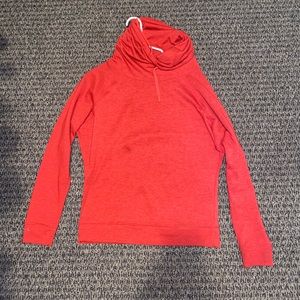 Nike Red Funnel-Neck Hoodie